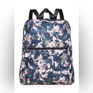 Tumi Womens Voyageur Just in CaseNylon Travel Backpack Dusty Rose Floral OS